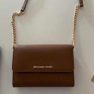 Michael Kors Purse Brown & Gold
